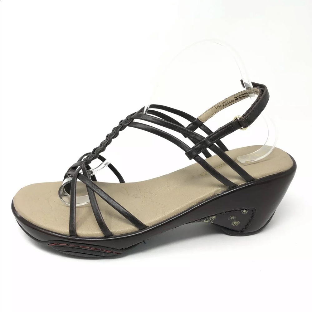 NEW J-41 LILLY T-Strap Toe Loop Wedge Sandals 11